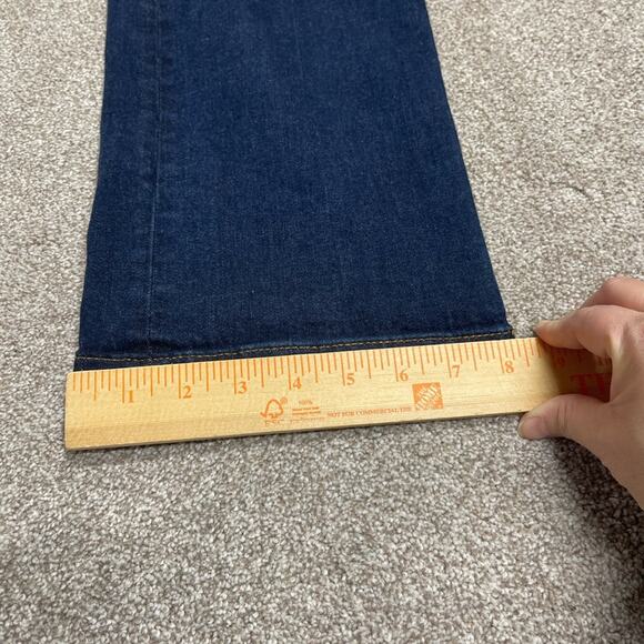 Classic Chicos pullon slim bootcut jeans sz 6R high rise dark wash stretch blue - Picture 10 of 12